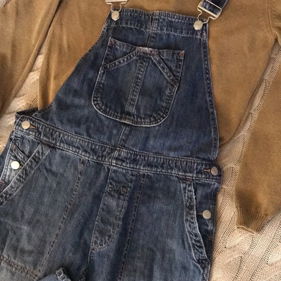 Gap Denim Overalls small size 28-30 and Massimo Dutti knitted top Medium - Picture 2 of 8